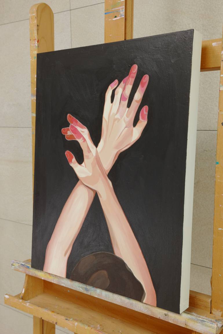 Original Conceptual People Painting by Young Park