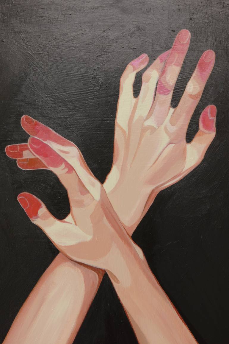 Original Conceptual People Painting by Young Park