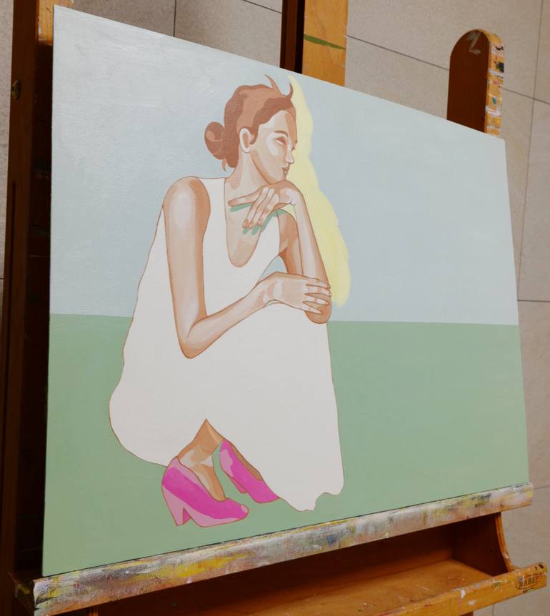 Original Contemporary People Painting by Young Park
