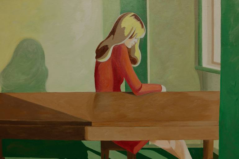 Original Expressionism People Painting by Young Park