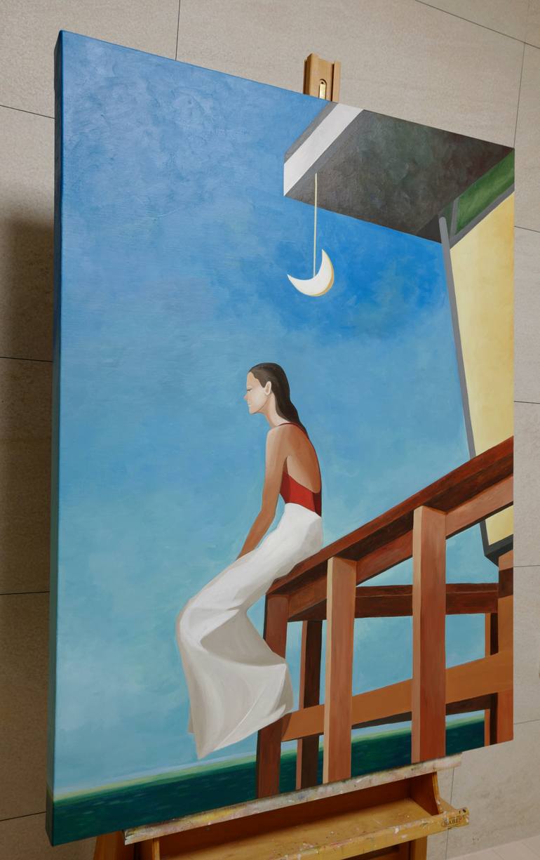 Original Expressionism Landscape Painting by Young Park