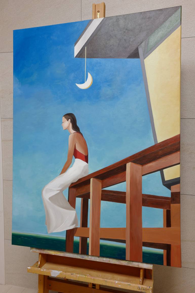 Original Expressionism Landscape Painting by Young Park
