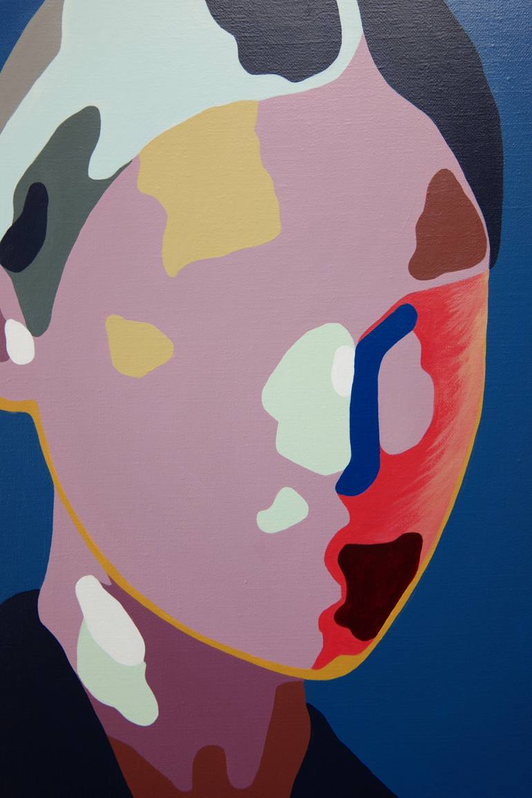 Original Expressionism People Painting by Young Park