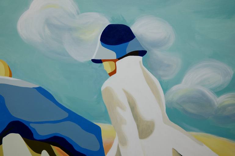 Original Conceptual People Painting by Young Park