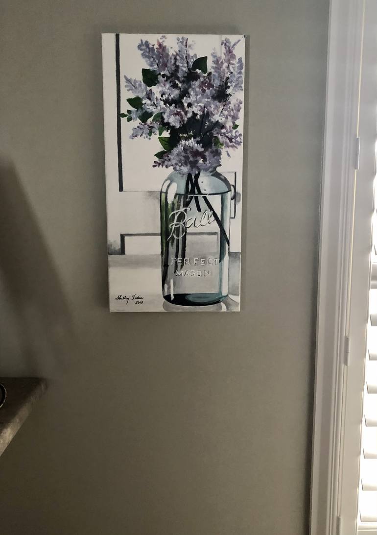 Original Photorealism Floral Painting by Shelley Tudin