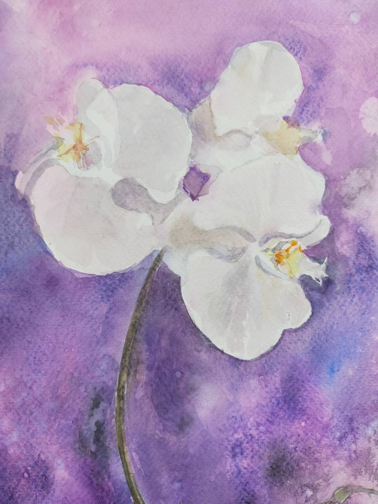 Original Floral Painting by Anastassiya Coskun