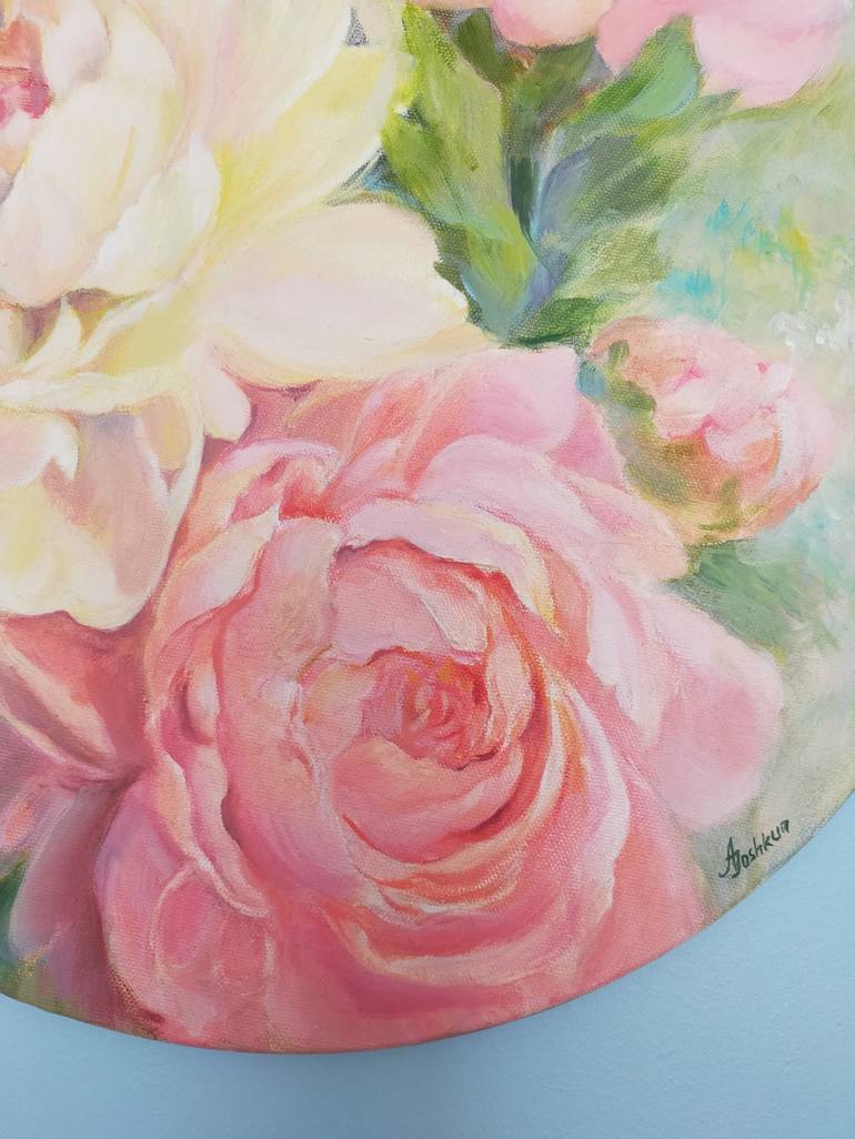 Original Floral Painting by Anastassiya Coskun