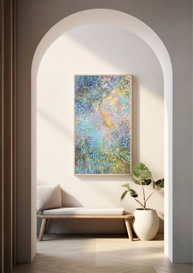 Original Contemporary Religion Painting by Anastassiya Coskun