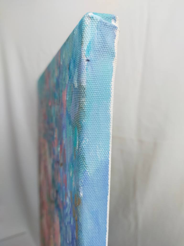 Original Art Deco Floral Painting by Anastassiya Coskun