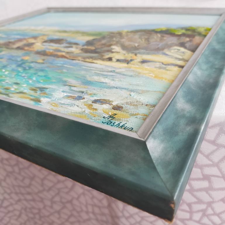 Original Impressionism Seascape Painting by Anastassiya Coskun