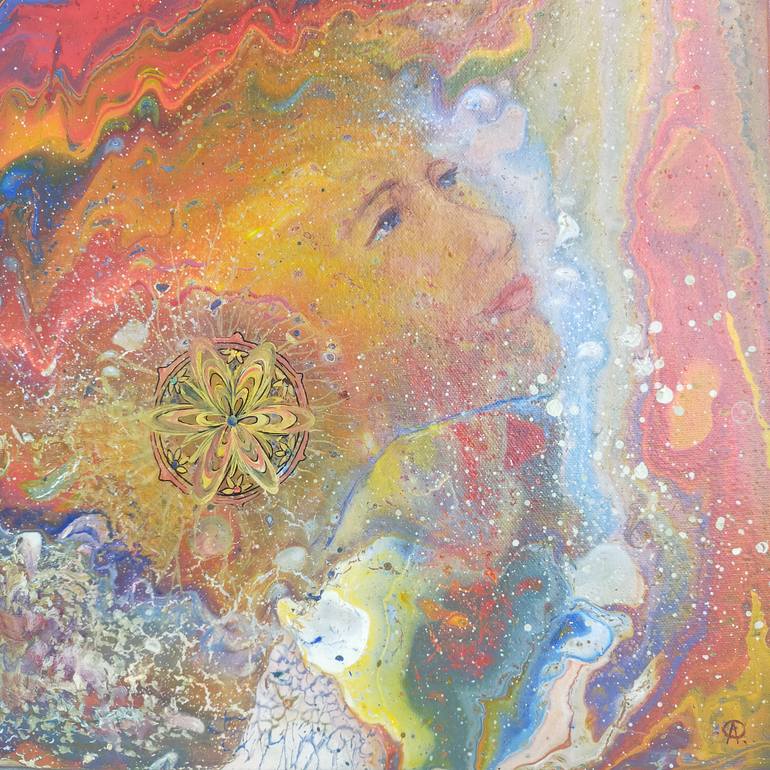 Original Art Deco Women Painting by Anastassiya Coskun