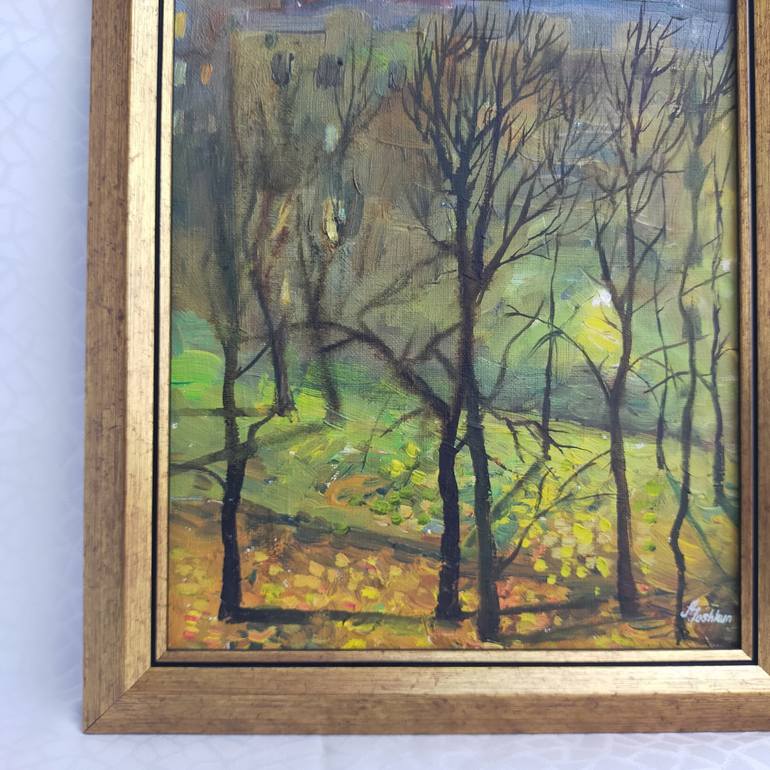 Original Impressionism Landscape Painting by Anastassiya Coskun