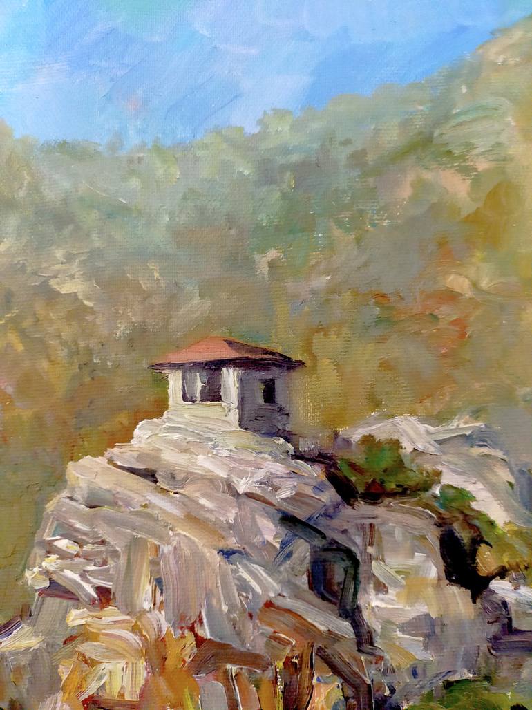 Original Art Deco Beach Painting by Anastassiya Coskun