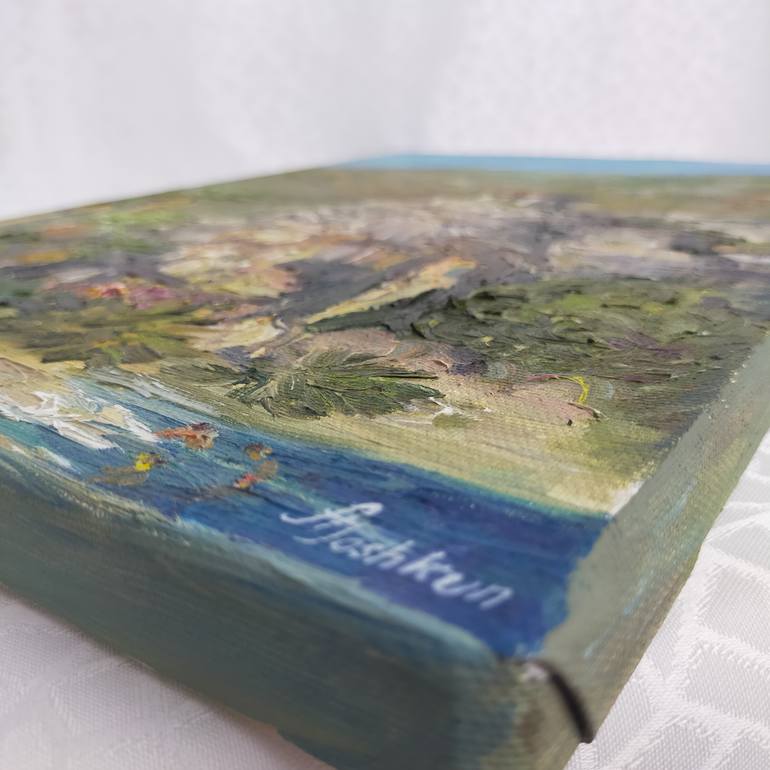 Original Art Deco Beach Painting by Anastassiya Coskun