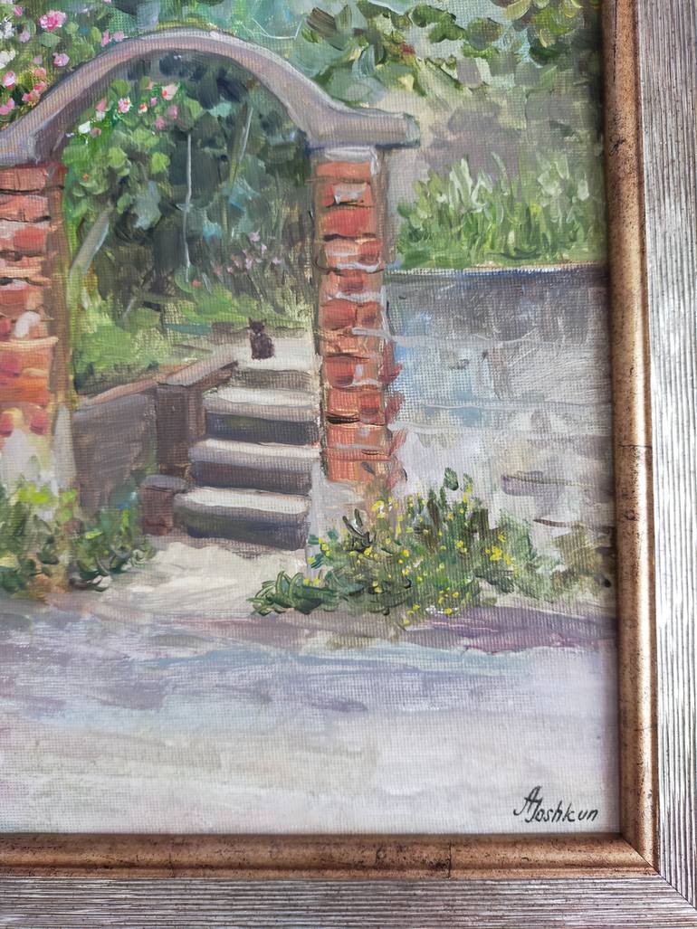 Original Art Deco Nature Painting by Anastassiya Coskun