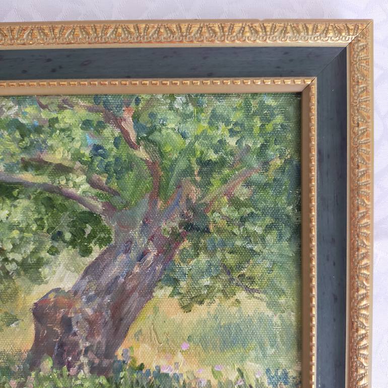 Original Art Deco Botanic Painting by Anastassiya Coskun