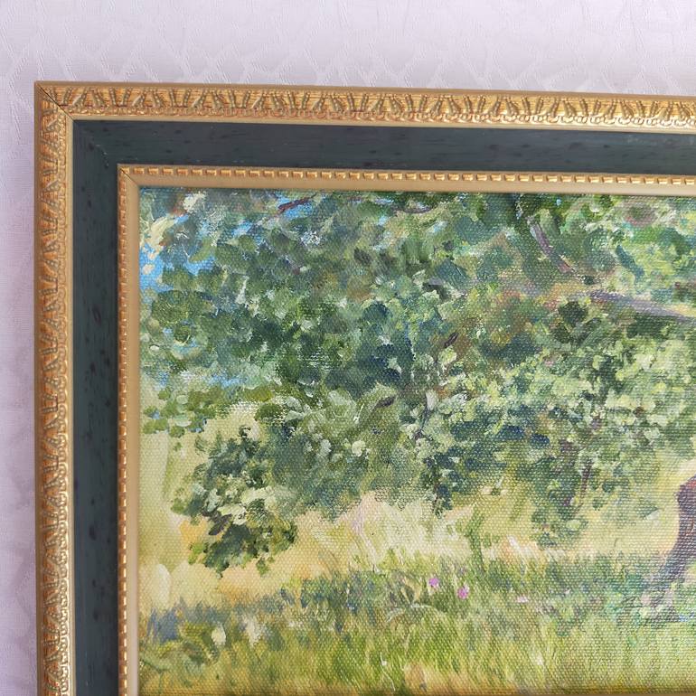 Original Art Deco Botanic Painting by Anastassiya Coskun