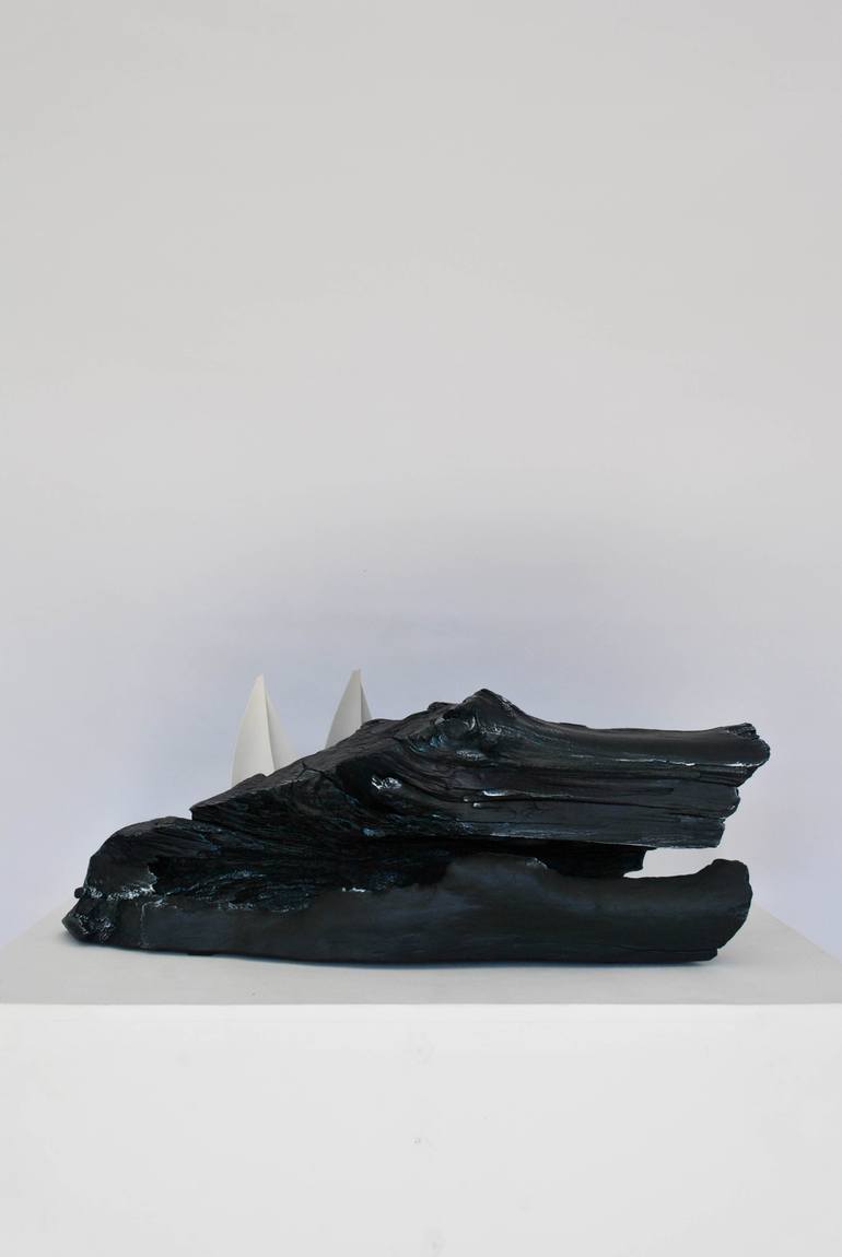 Original Abstract Boat Sculpture by Isabel Mello