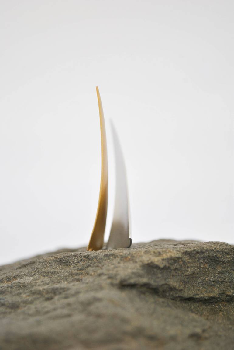 Original Abstract Boat Sculpture by Isabel Mello