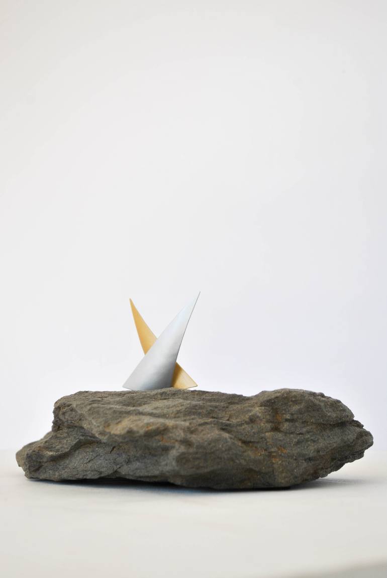 Original Abstract Boat Sculpture by Isabel Mello
