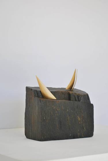 Original Abstract Sailboat Sculpture by Isabel Mello