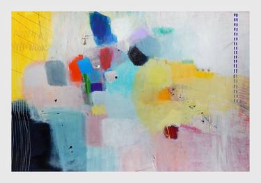 Abstract landscape giclee limited edition print colorful modern thumb