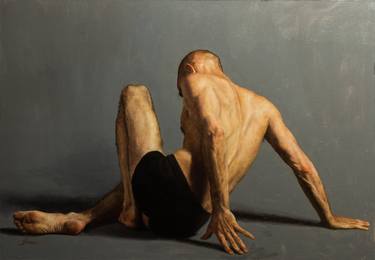 Print of Photorealism Nude Paintings by Christopher Beaven