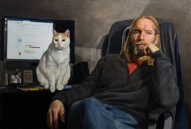 Print of Photorealism Portrait Paintings by Christopher Beaven