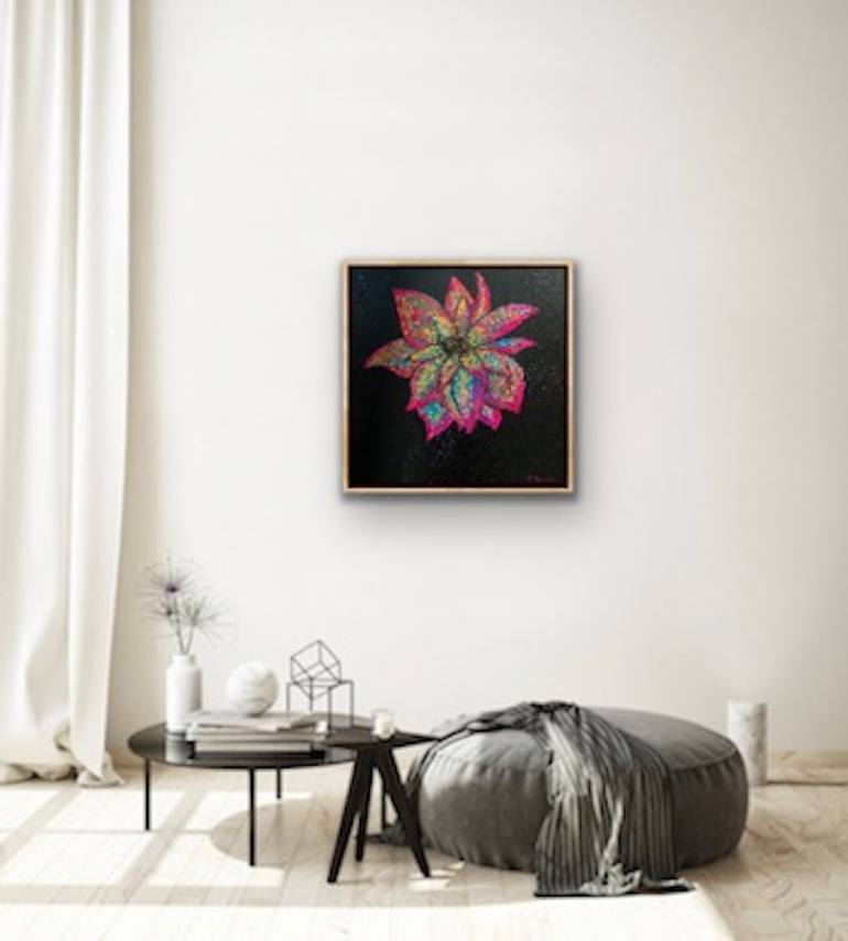 Original Expressionism Floral Painting by Alessia Sersanti