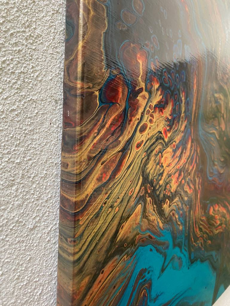 Original Abstract Expressionism Abstract Painting by Ruwani Elapatha