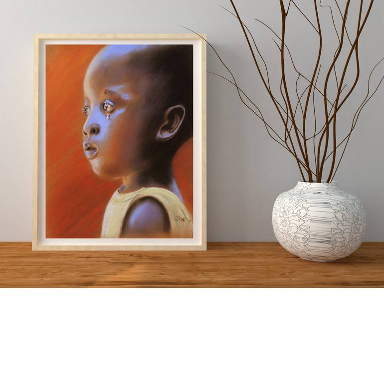 Original Figurative Children Drawing by Renate Dohr