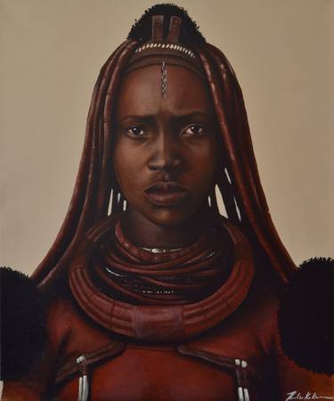 Original Realism Portrait Paintings by Thabiso Kokwana