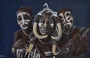 Original Photorealism People Paintings by Thabiso Kokwana