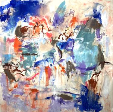 Original Abstract Landscape Painting by Merita Seitz