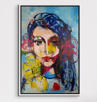Original Abstract Expressionism Portrait Paintings by Merita Seitz