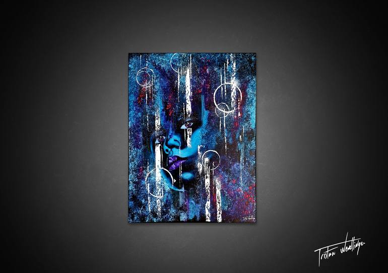 Original Abstract Cinema Painting by Tristan Wendlinger