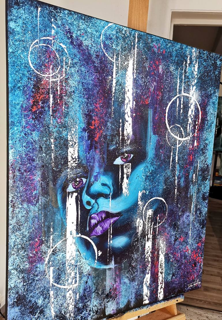 Original Abstract Cinema Painting by Tristan Wendlinger