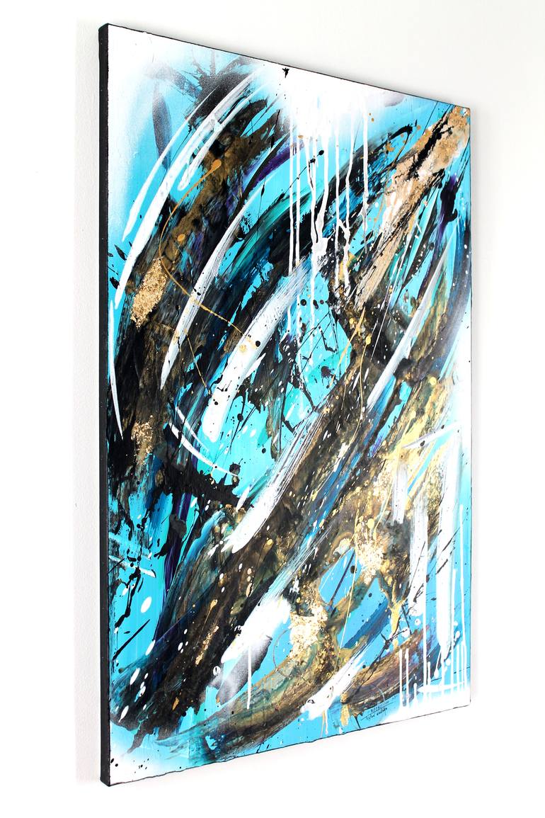 Original Abstract Expressionism Abstract Painting by Tristan Wendlinger