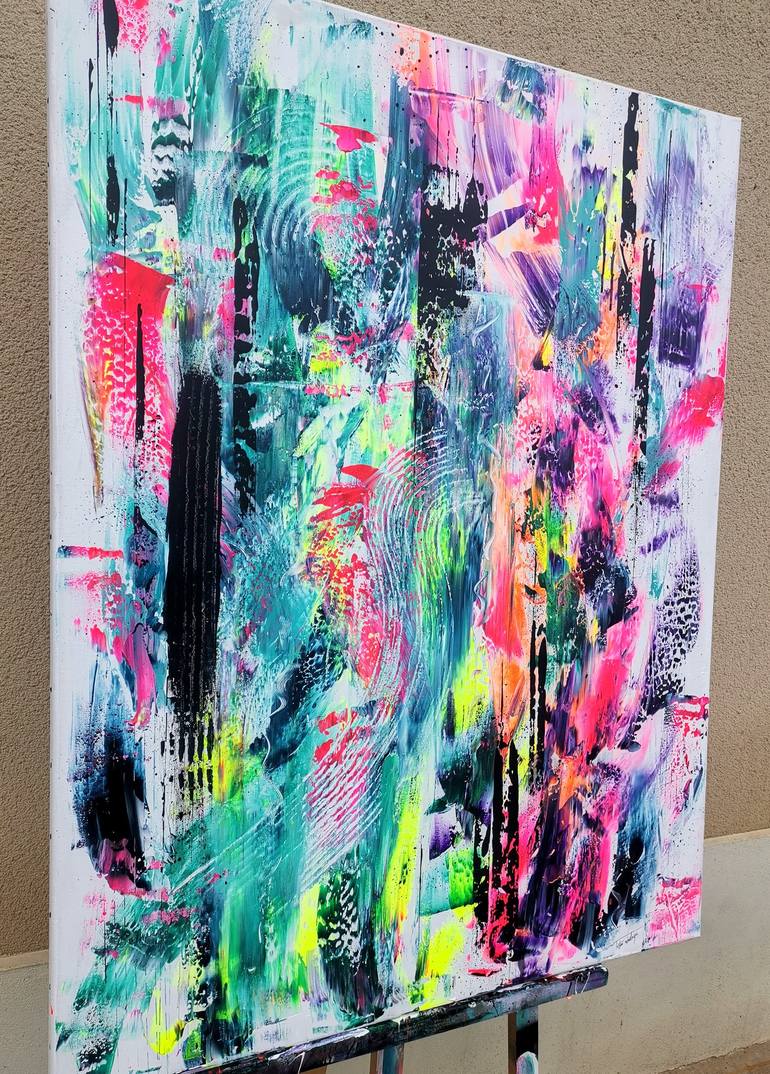 Original Abstract Expressionism Abstract Painting by Tristan Wendlinger