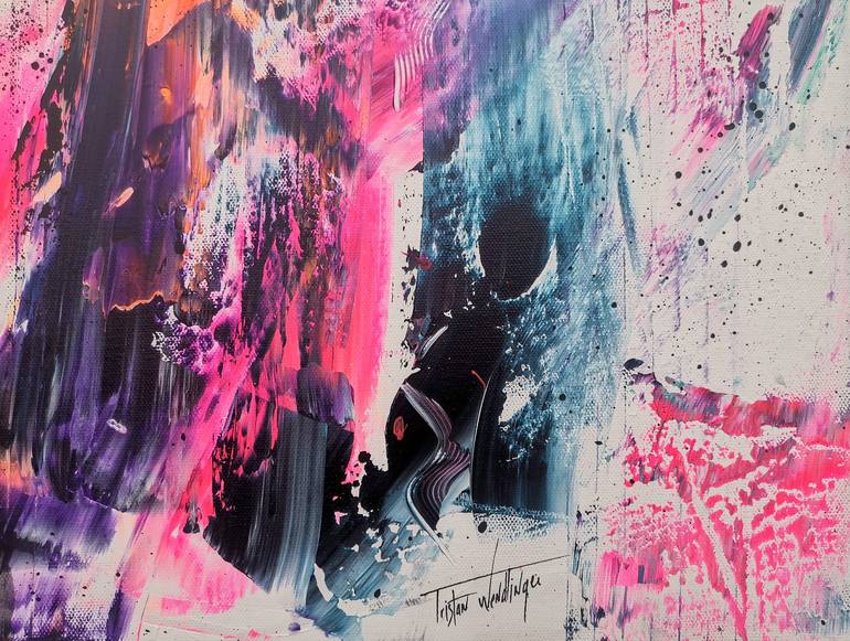 Original Abstract Expressionism Abstract Painting by Tristan Wendlinger