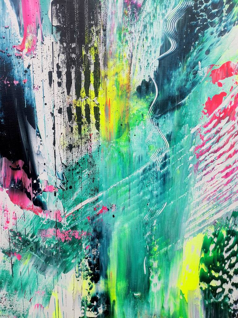 Original Abstract Expressionism Abstract Painting by Tristan Wendlinger