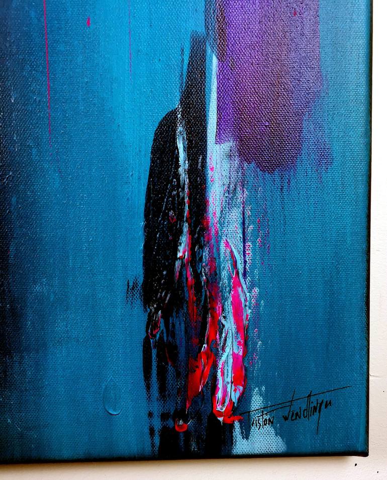 Original Abstract Expressionism Abstract Painting by Tristan Wendlinger