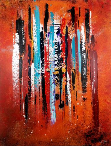 Original Abstract Expressionism Abstract Paintings by Tristan Wendlinger