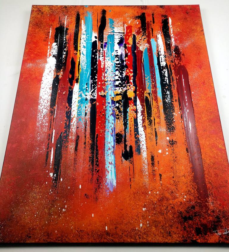 Original Abstract Expressionism Abstract Painting by Tristan Wendlinger