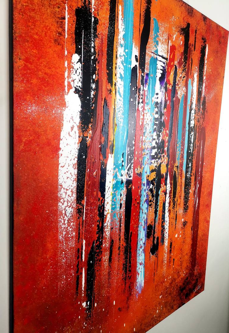 Original Abstract Expressionism Abstract Painting by Tristan Wendlinger