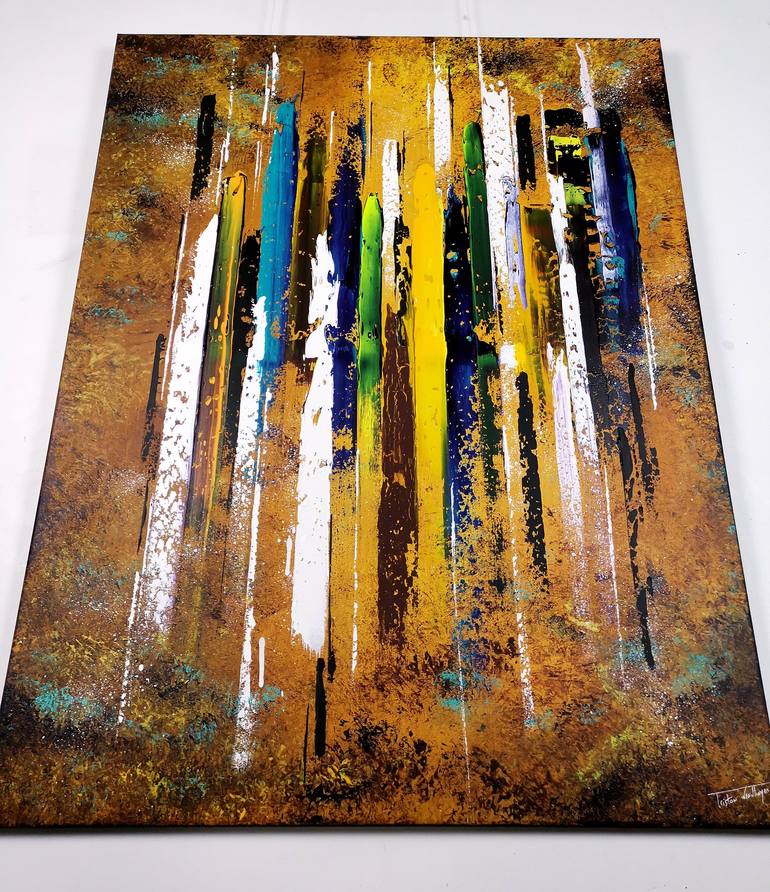 Original Abstract Expressionism Abstract Painting by Tristan Wendlinger