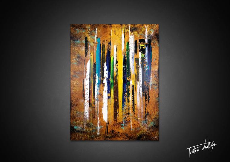 Original Abstract Expressionism Abstract Painting by Tristan Wendlinger