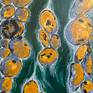 PANTA RHEI green Painting by Franco Baldazzi | Saatchi Art
