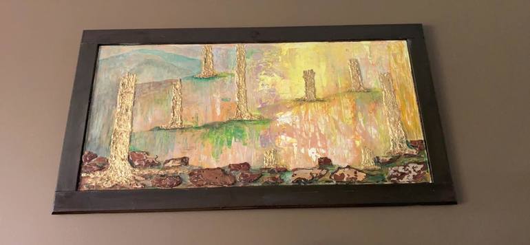 Original Abstract Landscape Painting by Sonia Arana