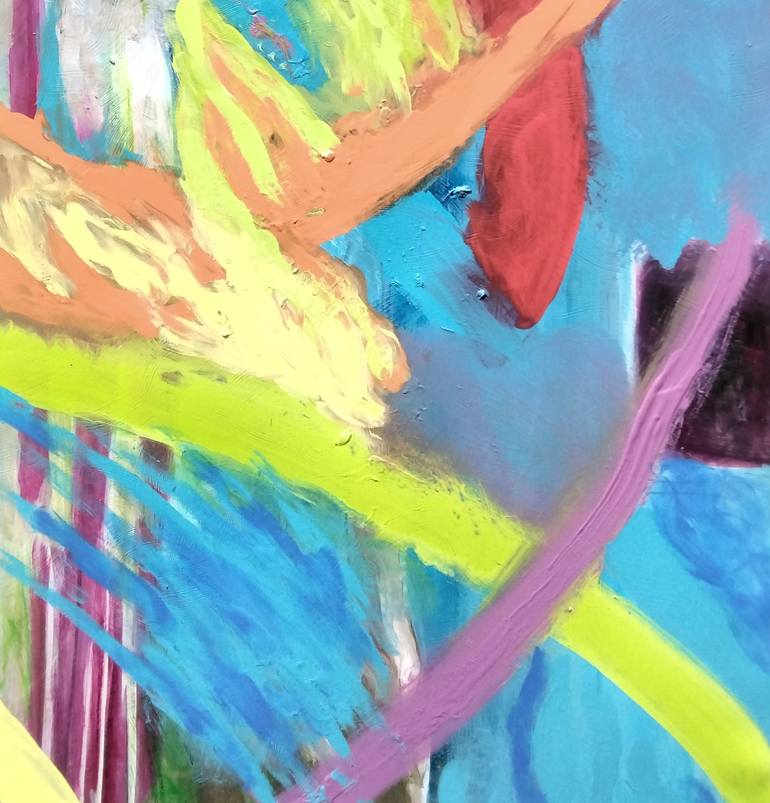 Original Abstract Expressionism Abstract Painting by Sonia Arana